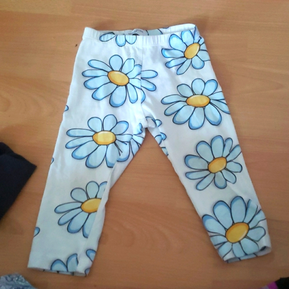 Monnalisa Daisy Leggings Size 6-9 m
